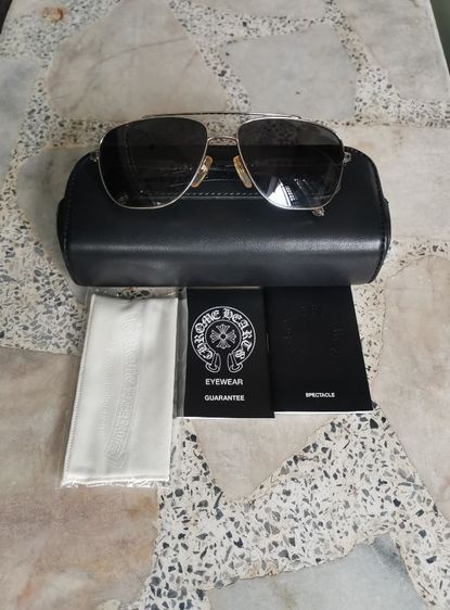 แว่นกันแดด Chrome Hearts​ Wrecked'Em SS-BK-P (Shiny Silver-Black-Plastic)​ เลนส์ Carl Zeiss พร้อมกล่องแท้ หายากสุดๆ ราคาแบ่งปันครับ รูปที่ 3