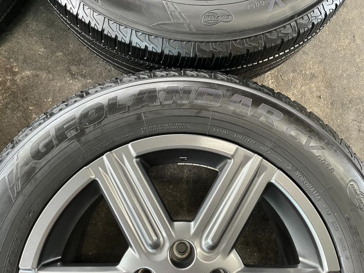 ✨ล้อแม็ก 5รู114✨Honda ขอบ 17 สีเทา แถมยาง 225-65-17 Yokohama ปลายปี 20 รูปที่ 7