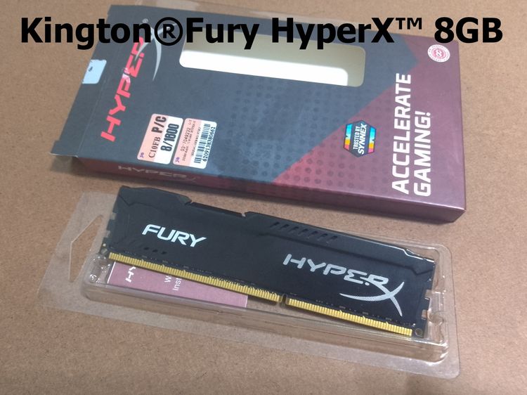 หน่วยความจำสำหรับคอมพิวเตอร์เดสก์ท็อป Kington®Fury HyperX™ 8GB(8GBx1) DDR3 1600MHz  RAM For Desktop PC ราคาขาย 640 บาท รูปที่ 2