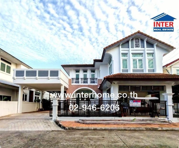 บ้านเดี่ยว 2 ชั้น 81.7 ตร.ว. หมู่บ้านราชพฤกษ์ เอ็กซ์คลูซีฟ สุขุมวิท103 ถนนเฉลิมพระเกียรติ ร 9 ถนนพัฒนาการ เขตประเวศ กรุงเทพมหานคร