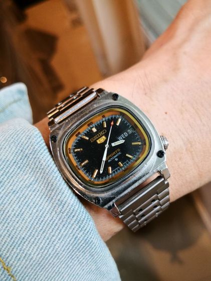 ดำ rare SEIKO 5 Sport 