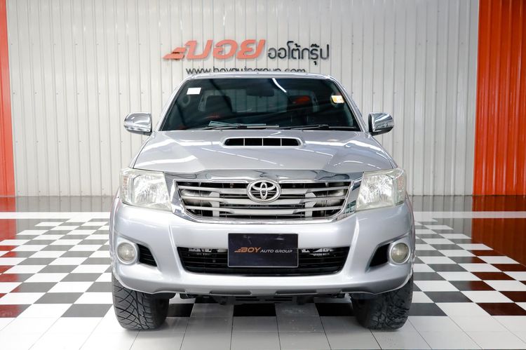 Toyota Hilux Vigo Champ 2015 Smart Cab 2.5 E Prerunner Pickup ดีเซล ไม่ติดแก๊ส เกียร์ธรรมดา บรอนซ์เงิน รูปที่ 2