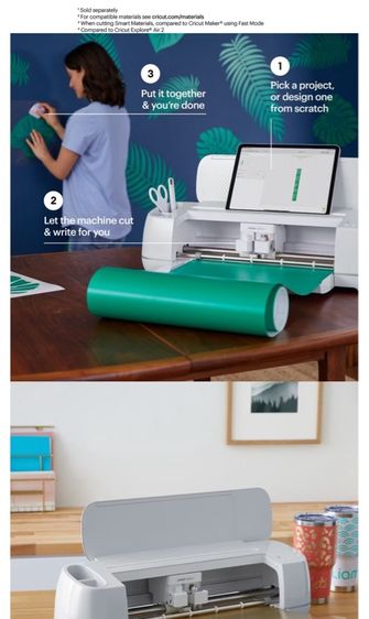 Cricut Maker3 เครื่องตัดสติ้กเกอร์ ไดคัท ซื้อมาไม่ได้ใช้ค่ะ รูปที่ 9