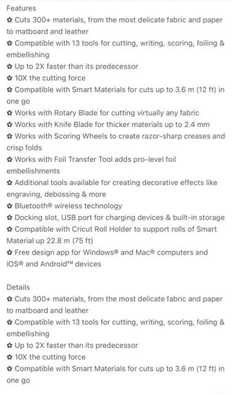 Cricut Maker3 เครื่องตัดสติ้กเกอร์ ไดคัท ซื้อมาไม่ได้ใช้ค่ะ รูปที่ 7