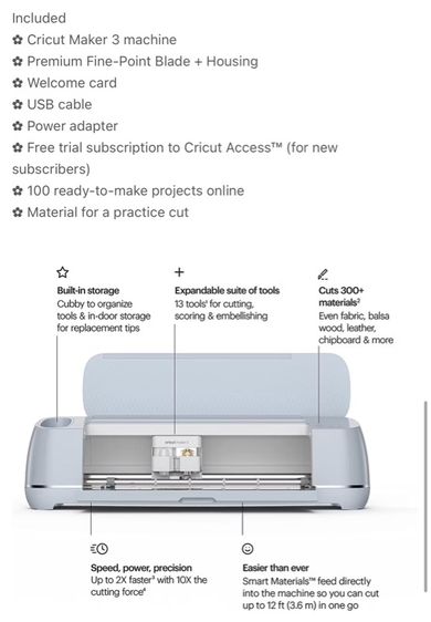 Cricut Maker3 เครื่องตัดสติ้กเกอร์ ไดคัท ซื้อมาไม่ได้ใช้ค่ะ รูปที่ 8