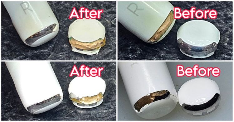 เปลี่ยนแบตเตอรี่ หูฟัง Gen 3 เพื่อแก้ไขอาการเชื่อมต่อไม่ได้เชื่อมต่อยาก เดี๋ยวหลุดเดี๋ยวติด  Reset แล้วเชื่อมต่อไม่ได้ รูปที่ 6