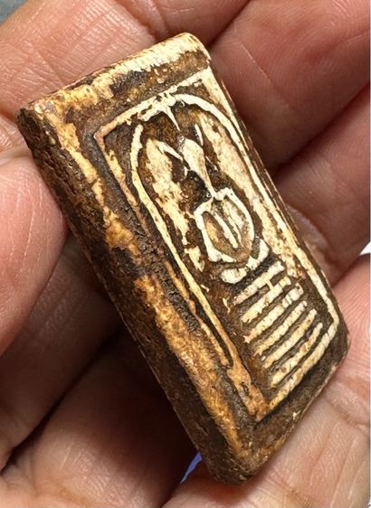 พระสมเด็จวัดเกษไชโย กรุวัดโพธิ์เกรียบ ปี 2490🙏พระสมเด็จวัดเกศพิมพ์หกชั้นอกร่อง ผิวเคลือบยาีงไม้ องค์ละ1000 รูปที่ 9