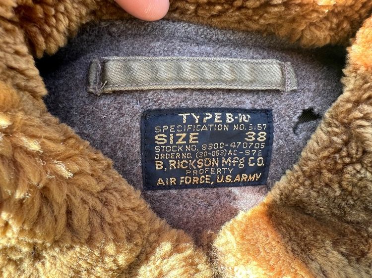 เสื้อนักบินยุค 1940 B10 รูปที่ 5