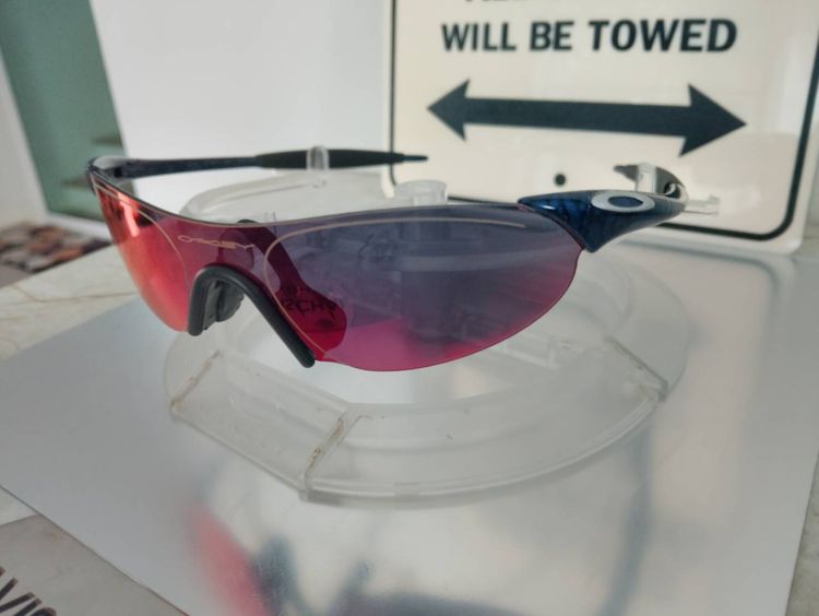 แว่นกันแดด Oakley Zero 0.7 เฟรมสี Cobalt เลนส์แท้ +Red Iridium รูปที่ 3