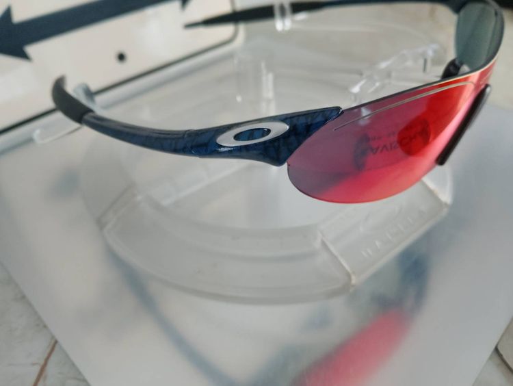แว่นกันแดด Oakley Zero 0.7 เฟรมสี Cobalt เลนส์แท้ +Red Iridium รูปที่ 5