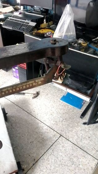 ตราชั่งโรงสีโบราณ ชั่งได้500โล ถอดได้ตัวเครื่อง75โลแรกอะได้ทัก0813195660 รูปที่ 3