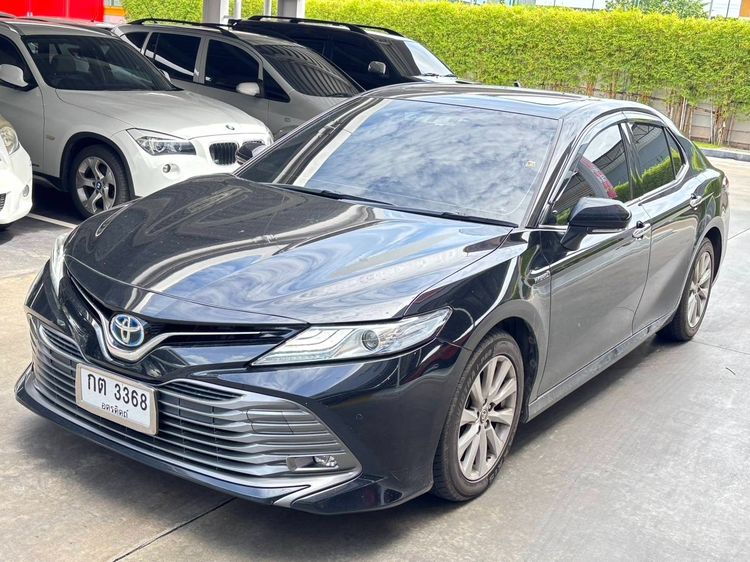 Toyota Camry 2019 2.5 Hybrid Sedan ไฮบริด เกียร์อัตโนมัติ ดำ รูปที่ 3