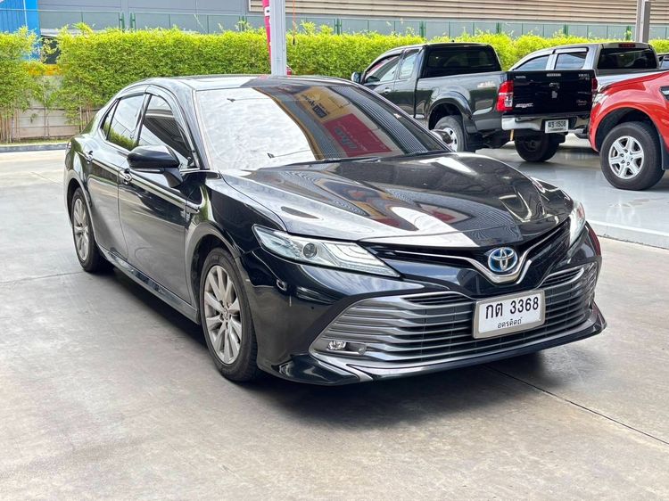 Toyota Camry 2019 2.5 Hybrid Sedan ไฮบริด เกียร์อัตโนมัติ ดำ รูปที่ 2