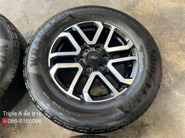 ✨ล้อแม็กพร้อมยางใหม่ป้ายแดง✨Ford Next-Gen Sport ขอบ 18 ดำหน้าเงา💖ใหม่กริ๊บ💖 รูปที่ 5