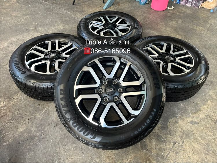 อื่นๆ อะลูมิเนียมอัลลอย 18" ✨ล้อแม็กพร้อมยางใหม่ป้ายแดง✨Ford Next-Gen Sport ขอบ 18 ดำหน้าเงา💖ใหม่กริ๊บ💖