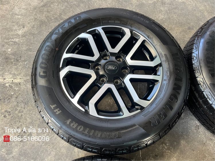 ✨ล้อแม็กพร้อมยางใหม่ป้ายแดง✨Ford Next-Gen Sport ขอบ 18 ดำหน้าเงา💖ใหม่กริ๊บ💖 รูปที่ 4
