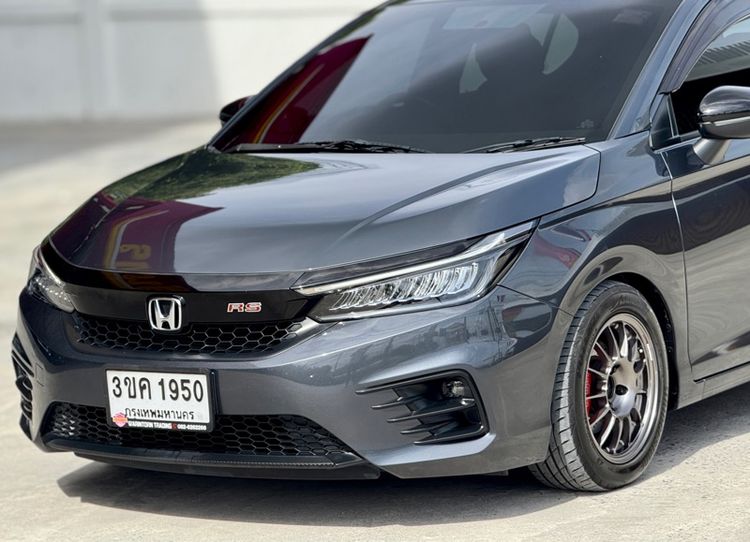 Honda City 2021 1.0 RS Sedan เบนซิน ไม่ติดแก๊ส เกียร์อัตโนมัติ เทา รูปที่ 4