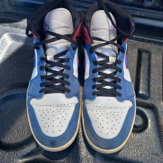 jordan 1 mid multicolor swoosh รูปที่ 9