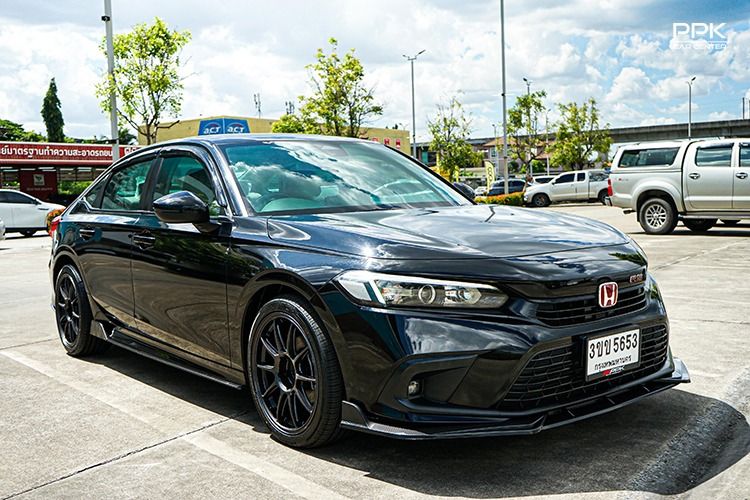 Honda Civic 2022 1.5 EL+ Sedan เบนซิน ไม่ติดแก๊ส เกียร์อัตโนมัติ ดำ รูปที่ 3