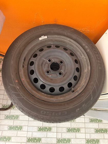 ล้อกะทะ ฝาครอบ รถป้ายแดง แอททราจ ถอด100โล ขอบ14 ยางบริสโตน ปลายปี24 ชุดละ7999 ติดต่อ 089-4138993 เอส  รูปที่ 18