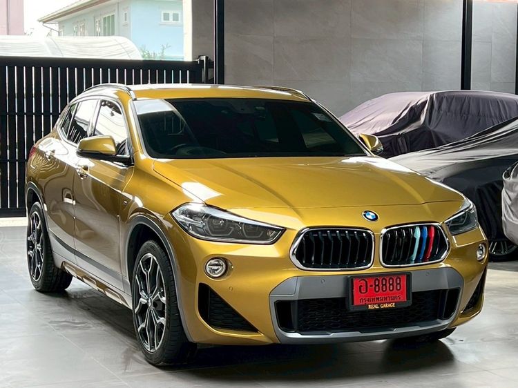 BMW X2 2020 2.0 sDrive20i M Sport X Utility-car เบนซิน ไม่ติดแก๊ส เกียร์อัตโนมัติ เหลือง รูปที่ 2