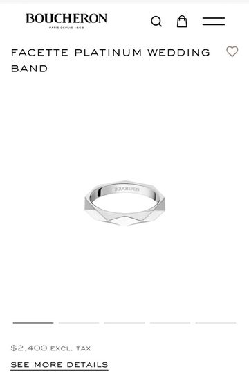 Boucheron แหวนแพลททินั่ม รูปที่ 3