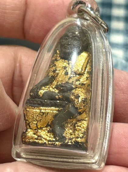 พระหลวงปู่ทวด วัดศรีมหาโพธิ์ เนื้อว่านพิมพ์ห้อยฝ่าบาทใหญ่ รุ่น5 แซะพิมพ์นิยม ปี37 รูปที่ 13