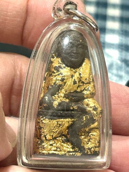 พระหลวงปู่ทวด วัดศรีมหาโพธิ์ เนื้อว่านพิมพ์ห้อยฝ่าบาทใหญ่ รุ่น5 แซะพิมพ์นิยม ปี37 รูปที่ 8