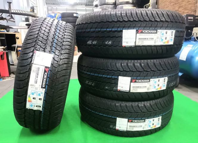 Yokohama 265 60 18 ปี25 ใส่ฟรี-ส่งฟรี ชุดละ 16990.-