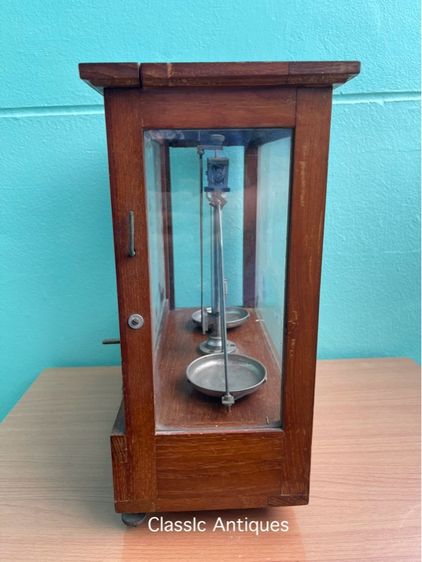 ตู้ชั่ง ทองโบราณ ตาชั่งยาจีนเก่าสะสม A10 รูปที่ 14