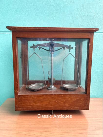 ตู้ชั่ง ทองโบราณ ตาชั่งยาจีนเก่าสะสม A10 รูปที่ 11