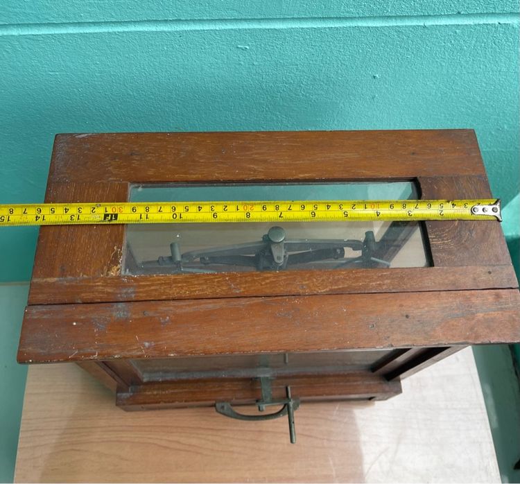 ตู้ชั่ง ทองโบราณ ตาชั่งยาจีนเก่าสะสม A10 รูปที่ 17