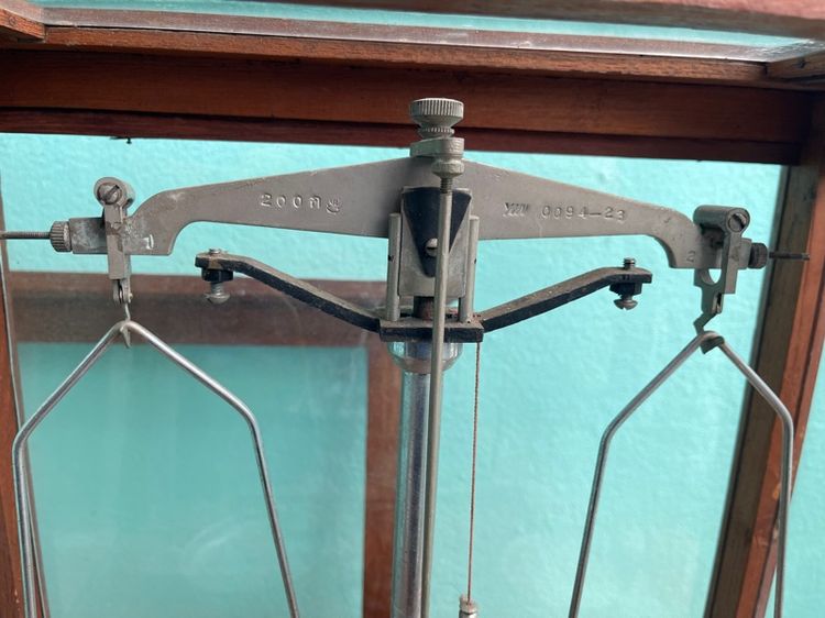 ตู้ชั่ง ทองโบราณ ตาชั่งยาจีนเก่าสะสม A10 รูปที่ 5