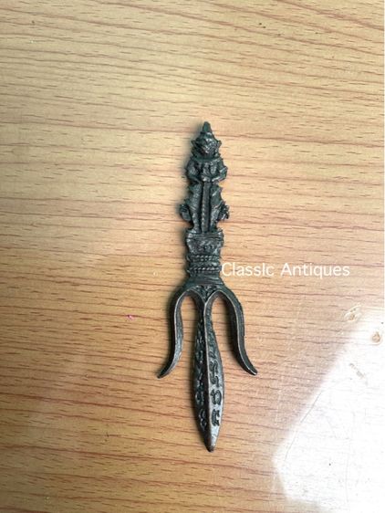 กริช พญานาค ท้าวเวสสุวรรณ ทองเหลืองเล็กสะสมA1 รูปที่ 12