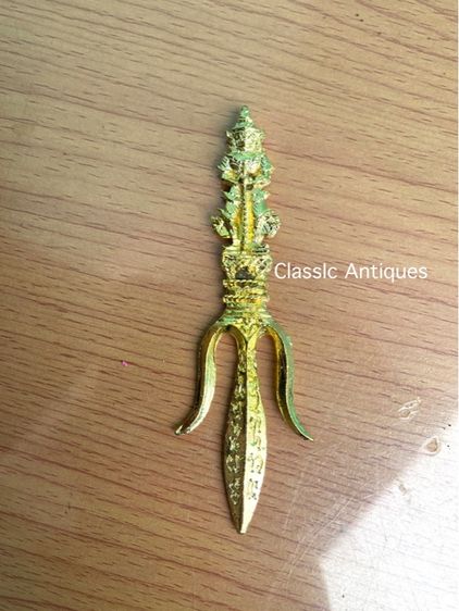 กริช พญานาค ท้าวเวสสุวรรณ ทองเหลืองเล็กสะสมA1 รูปที่ 15