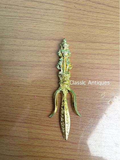 กริช พญานาค ท้าวเวสสุวรรณ ทองเหลืองเล็กสะสมA1 รูปที่ 14