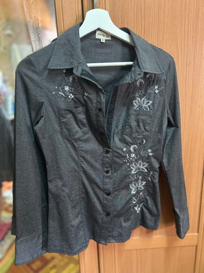 แม่ค้าส่งต่องานมือ1ใส่ได้ทักมานะ กระโปรงยีนส์ ลูกฟูก เสื้อแขนยาวเชิ้ต รูปที่ 5