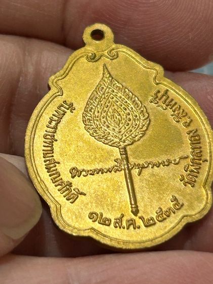 เหรียญพระเทพสิงหบุราจารย์ เนื้อทองแดงกะหลั่ยทอง ปี2535 วัดพิกุลทอง จ.สิงห์บุรี   รูปที่ 7
