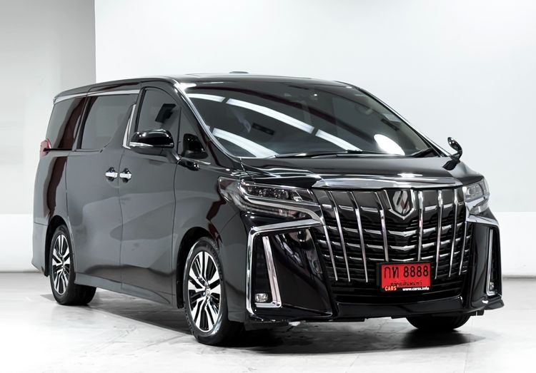 Toyota Alphard 2019 2.5 S C-Package Utility-car เบนซิน เกียร์อัตโนมัติ ดำ รูปที่ 3