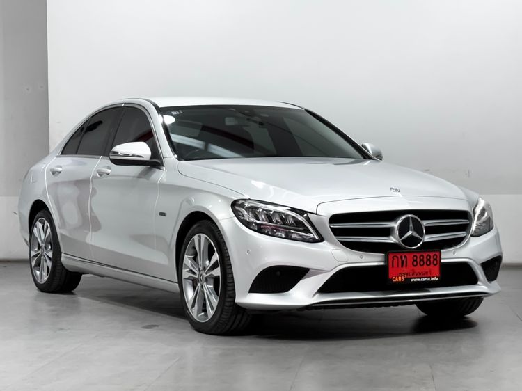 Mercedes-Benz C-Class 2020 C300 Sedan ปลั๊กอินไฮบริด (PHEV) เกียร์อัตโนมัติ บรอนซ์เงิน รูปที่ 3