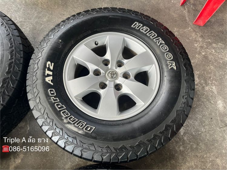 ✨ล้อแม็ก 6รู139✨Toyota Vigo ขอบ 16 พร้อมยาง 265-70-16 Hankook(แก้มขาว) ปี 21 รูปที่ 5