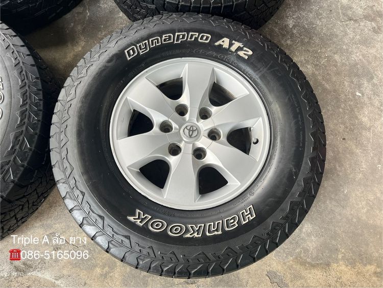 ✨ล้อแม็ก 6รู139✨Toyota Vigo ขอบ 16 พร้อมยาง 265-70-16 Hankook(แก้มขาว) ปี 21 รูปที่ 3