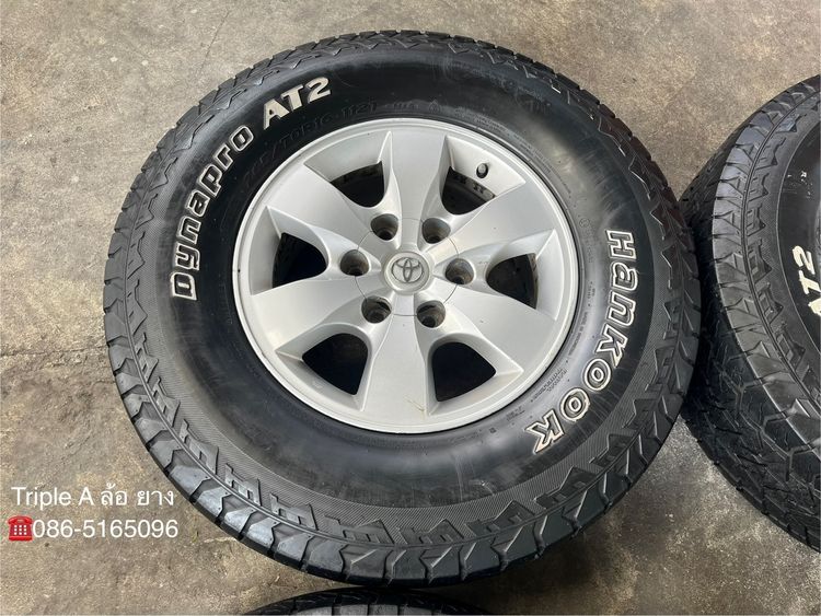 ✨ล้อแม็ก 6รู139✨Toyota Vigo ขอบ 16 พร้อมยาง 265-70-16 Hankook(แก้มขาว) ปี 21 รูปที่ 4