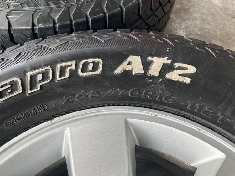 ✨ล้อแม็ก 6รู139✨Toyota Vigo ขอบ 16 พร้อมยาง 265-70-16 Hankook(แก้มขาว) ปี 21 รูปที่ 8