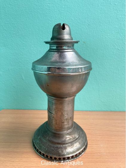 ตะเกียงลาน ห้างอีแซกำปะนี สยาม คอสั้น โบราณเก่าสะสม รูปที่ 8