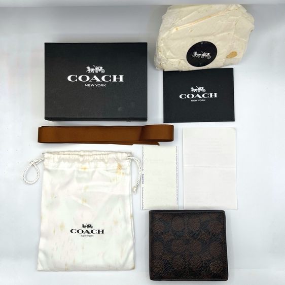 กระเป๋าสตางค์ผู้ชาย Coach ของแท้ รูปที่ 13