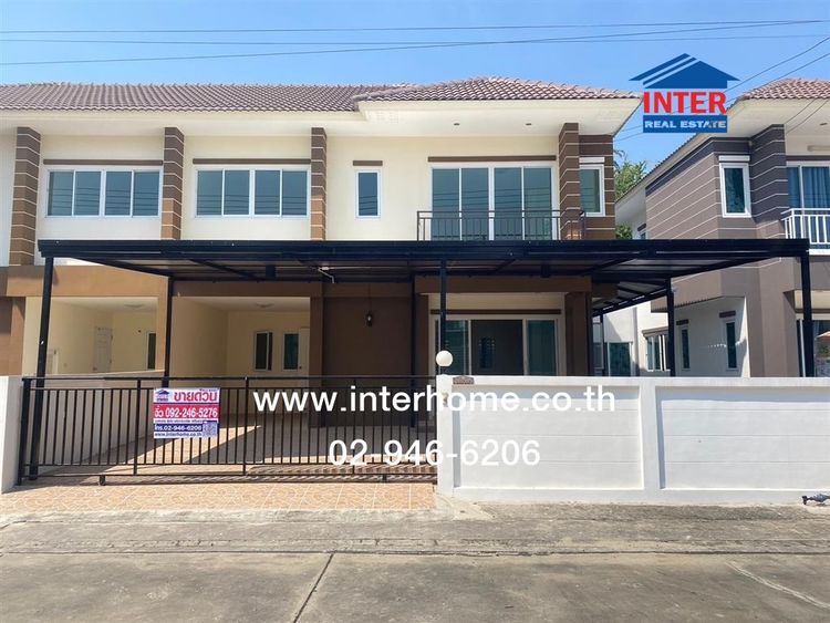 บ้านเเฝด 2 ชั้น 37.2 ตร.ว. หมู่บ้านภูมิสิริ รังสิต คลอง7 ใกล้โรงเรียนสารสาร์ทวิเทศรังสิตคลอง7 ถนนรังสิต-นครนายก คลอง7 ธัญบุรี ปทุมธานี