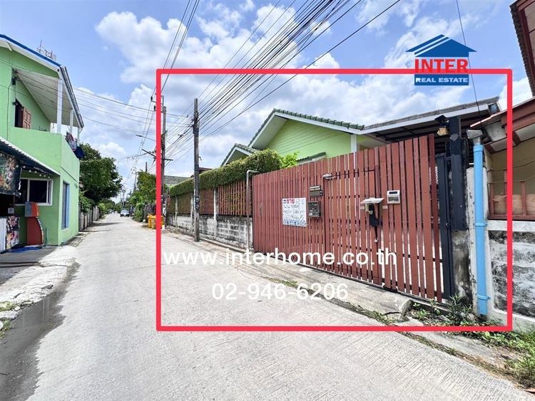 บ้านเดี่ยว 1 ชั้น 62 ตร.ว. บ้านเดี่ยว ซอยบางเลน ซ.9 ฝั่งเดียวกับวัดสวนแก้วถนนราชพฤกษ์ ถนนรัตนาธิเบศร์ บางใหญ่ นนทบุรี
