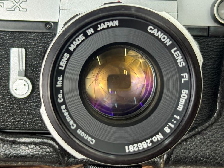 Canon FX กล้องฟิล์ม ( SLR ) พร้อมเลนส์ 50MM F1.8 สภาพสวย รูปที่ 15