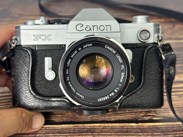 Canon FX กล้องฟิล์ม ( SLR ) พร้อมเลนส์ 50MM F1.8 สภาพสวย รูปที่ 14